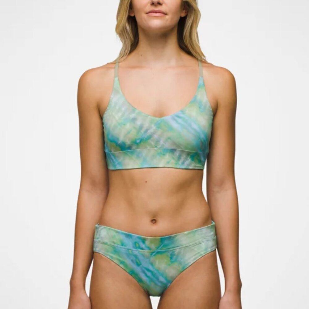 prAna Willow Falls Reversible Swim Top | Size L | Mirage | NWT | UPF 50+